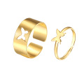 New Fashion Alloy Popular Jewelry Butterfly Ring for Women